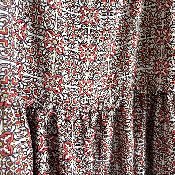 Max Studio NWTs Cottagecore Patterned Peasant Dress Women’s Size Small - Picture 6 of 8
